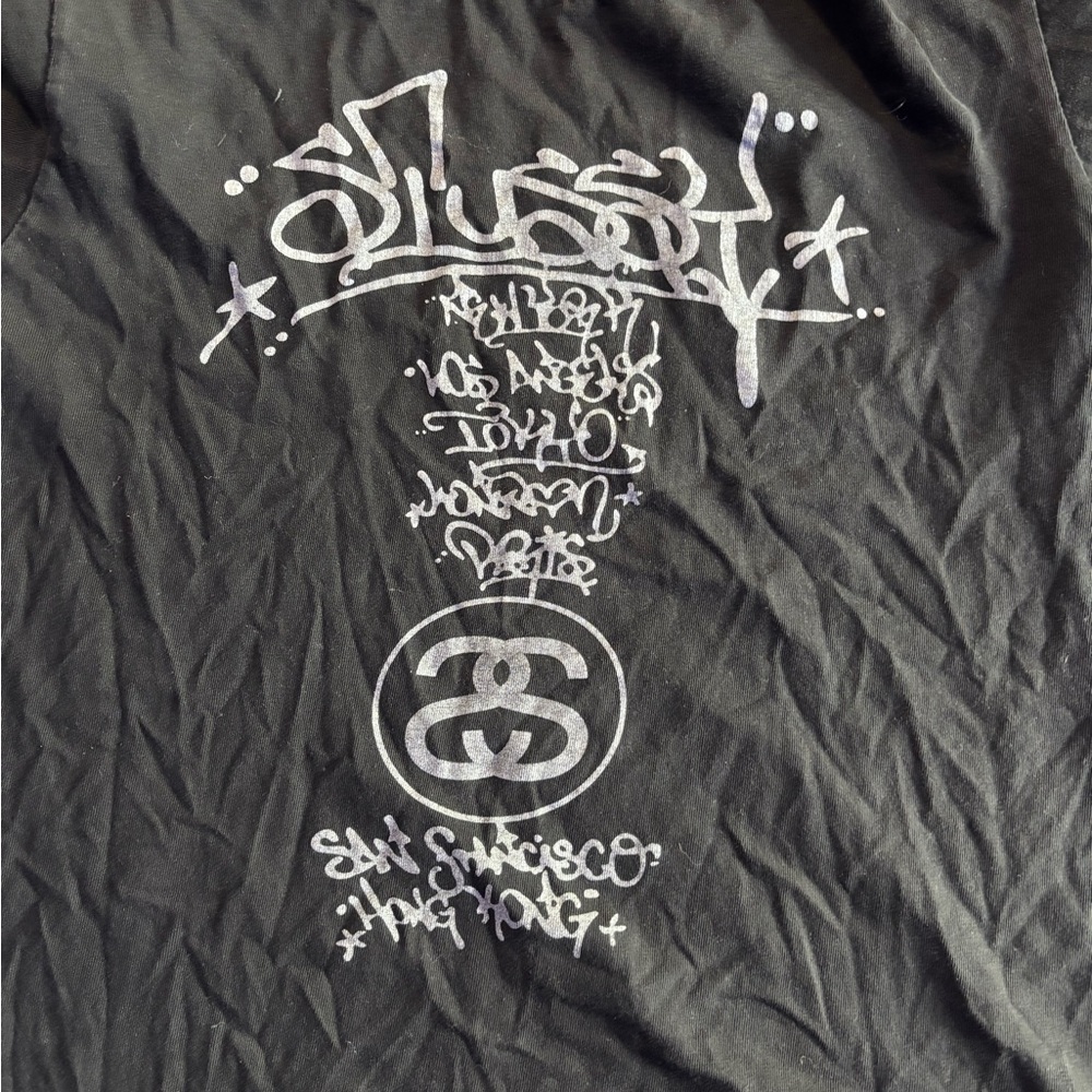 Vintage Stussy mode 2 world tour T-shirt - Picture 2 of 4